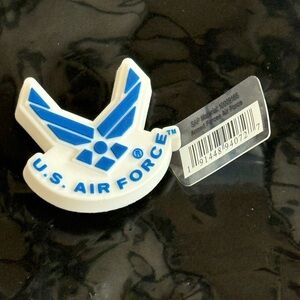 Crocs Jibbitz White USAF Logo Charm